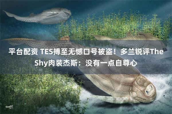 平台配资 TES搏至无憾口号被盗！多兰锐评TheShy肉装杰斯：没有一点自尊心